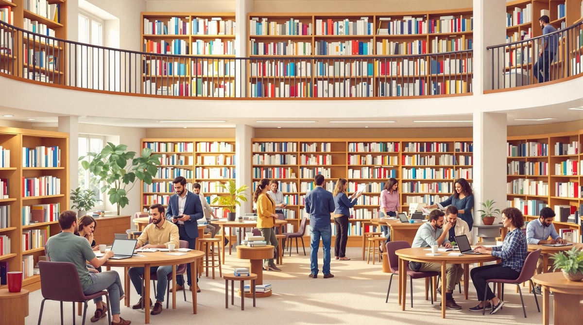 Image décrivant les bases de l'économie avec des graphiques illustratifs et des symboles monétaires