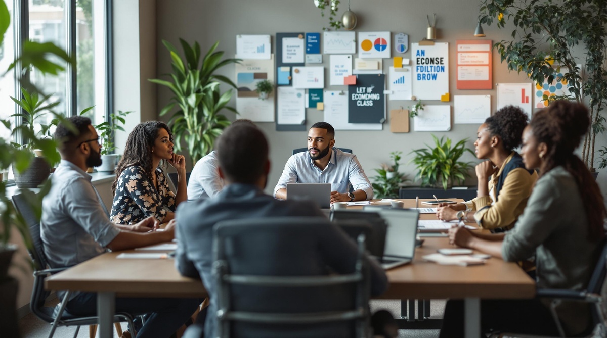 Illustration d'une récession économique