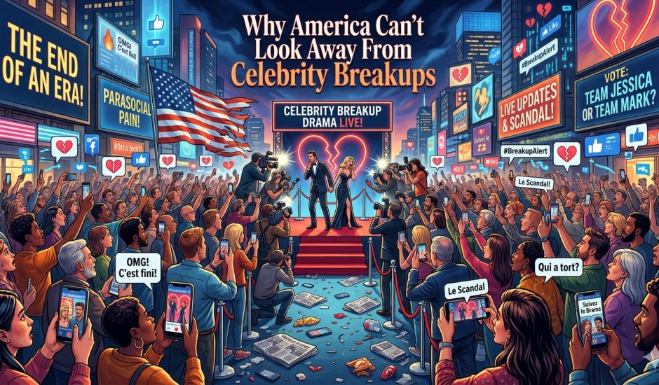 Image illustrating celebrity relationships and breakups